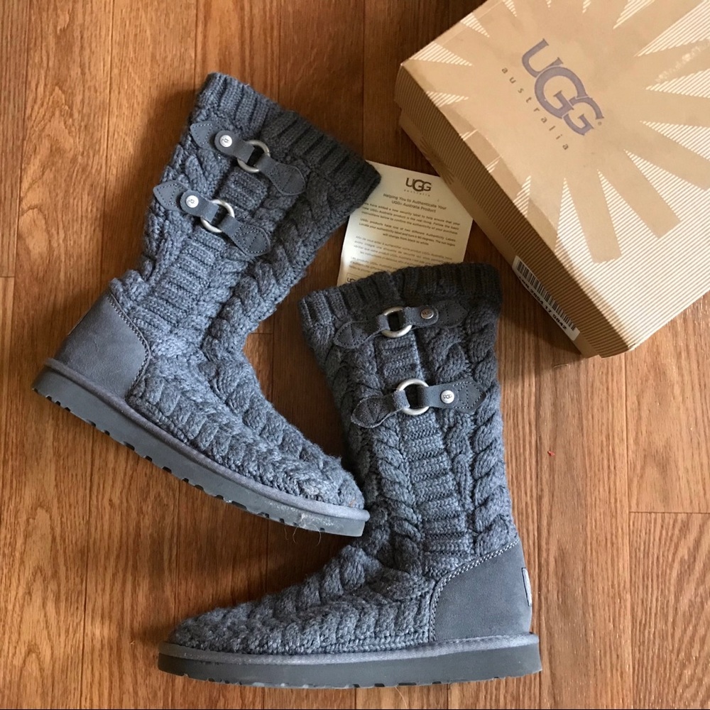 UGG Cable Sweater Boots